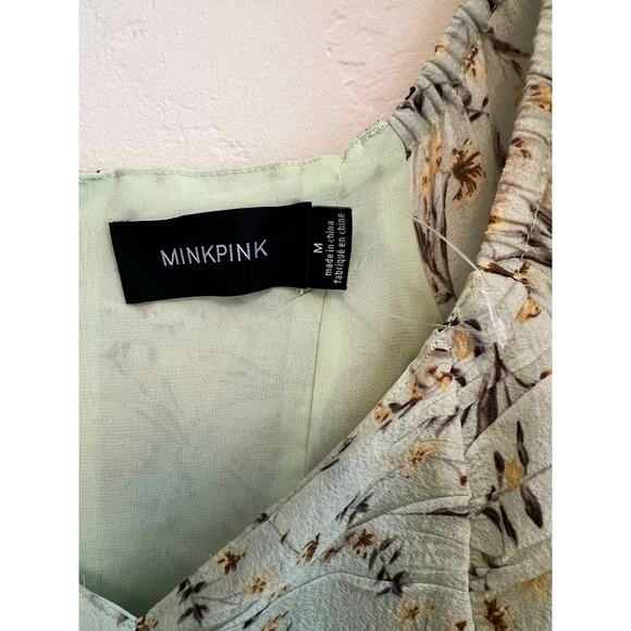 MINKPINK Olla Mini Dress in Multi Floral Green Revolve Size:
Medium NWOT - Picture 7 of 8
